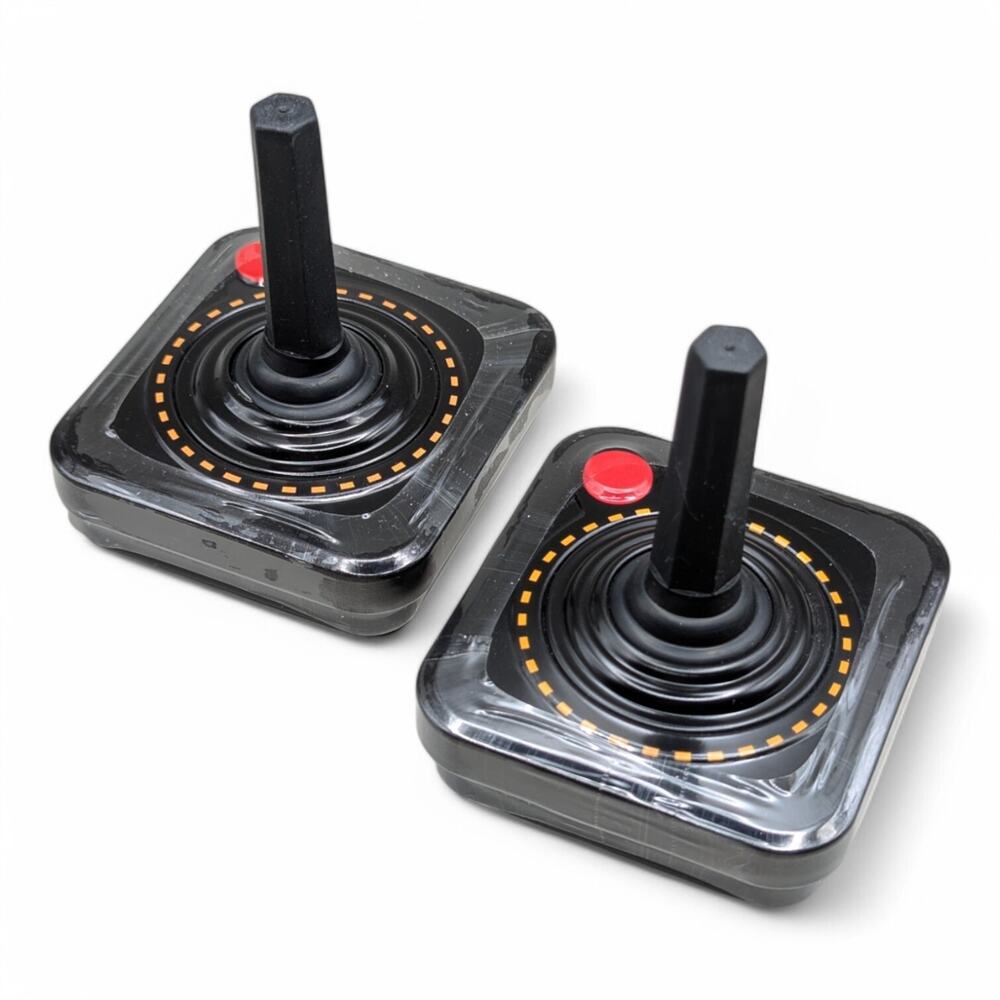Vintage Atari Joystick Shaped Gum Candy Tins Lot Of 2 - Picture 3 of 4